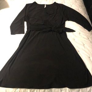 EUC NY Collection Woman Faux Wrap Dress 2x